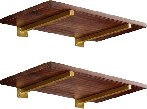 shelf brackets gold